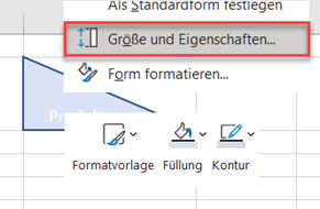 Excel geteilte Zelle Dreieck Grund 1