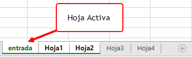 Hoja activa en seleccion