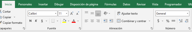 Inicio-numero formato celdas rango