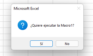 Msgbox Antes De Correr Macro