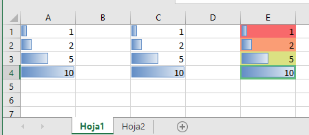 Pegado especial formatos condicionales combinacion despues