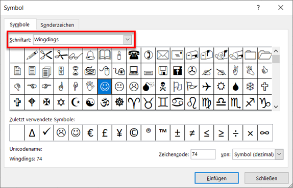 Symbole Windings 1