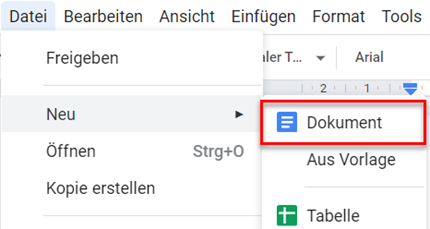 Symbole einfuegen Google Doc