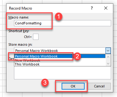 condformatting name macro