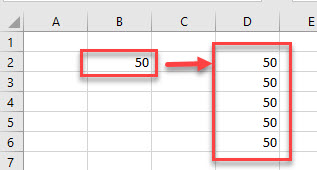 copydata multiple cells