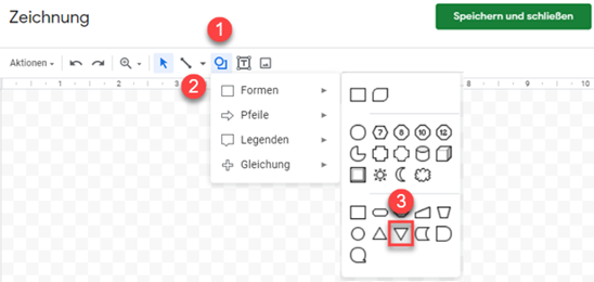 google sheets einfuegen einer Form 1