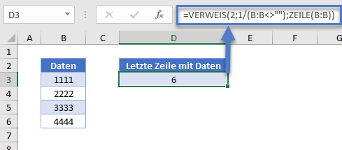 letzten wert in spalte ermitteln verweis zeile funktion