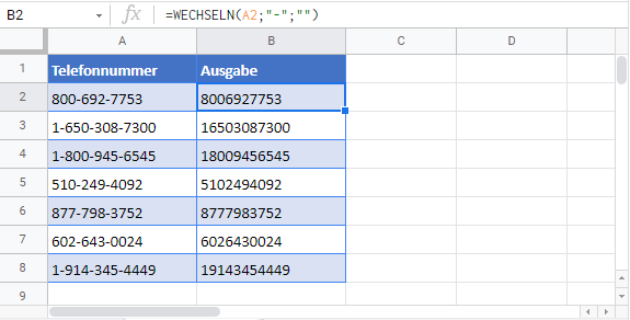 text durch abgleichen entfernen gs