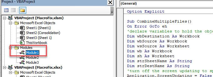 vbaerror 32809 select module