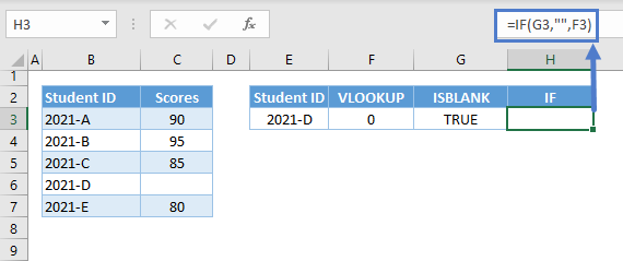 vlookup return blank not zero 05