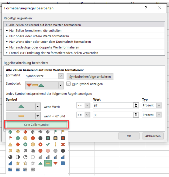 BenutzerdefinierteIconSets Icon löschen