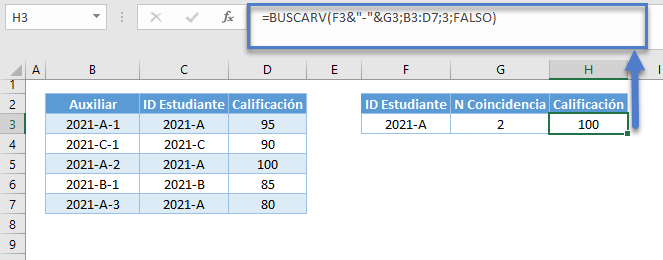 Buscarv enesima coincidencia