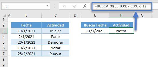 Buscarx coincidencia aproximada más grande