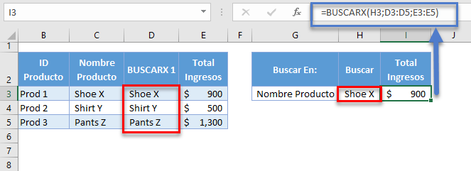 Buscarx en matriz buscada desglose2