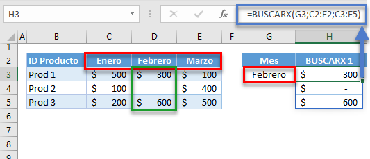 Buscarx en matriz devuelta desglose01