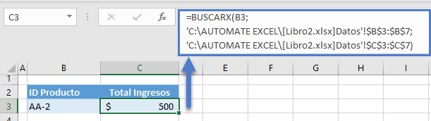 Buscarx en otro libro cerrado