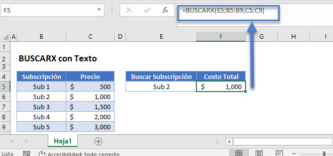 Buscarx prueba