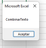 Combinar Texto