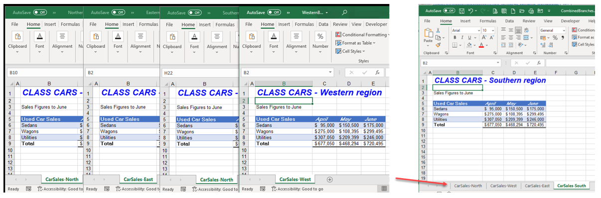 Merge Multiple Workbooks Into One In Excel Google Sheets Automate Excel