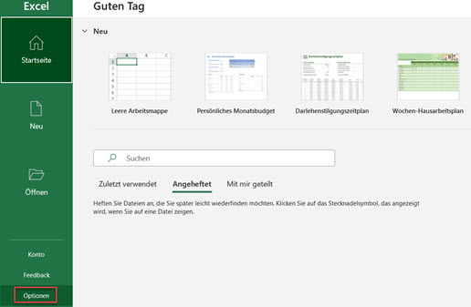 Excel Lineal Einheit 1