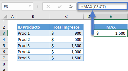 Función buscarx max desglose1