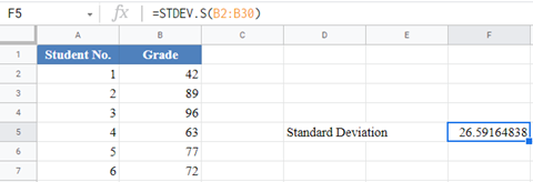 STDEV.P vs STDEV.S 008