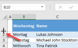autofit Reihe Höhe 1