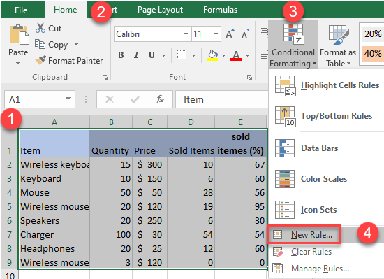 conditional formatting 33