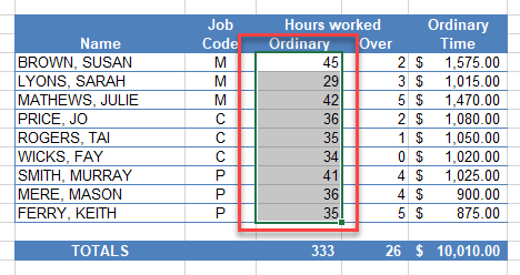 data validation error copied