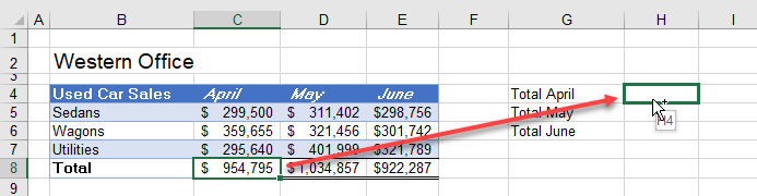 drag drop copy formula