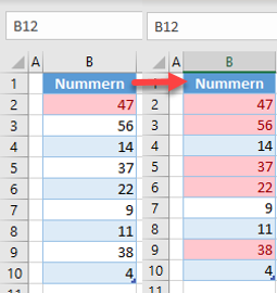 erstelle bedingt Formatierung Regel fertig 1