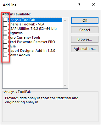 excel crashing remove addins