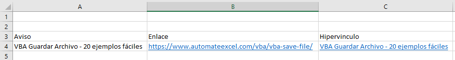 insercion de formula hipervinculo resultado