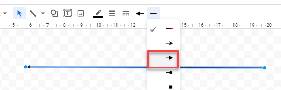 numberline gs right arrow