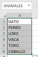 rango intervalo de datos