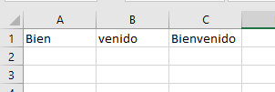 resultado combinar palabra