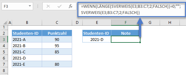 sverweis leerzeichen anstatt null zurueckgeben funktion wenn laenge