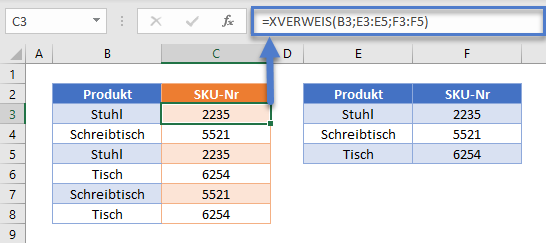 text zahlenwert zuweisen xverweis funktion