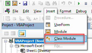vba oop class module