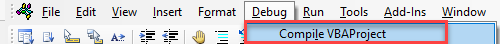 vba sub not defined compile