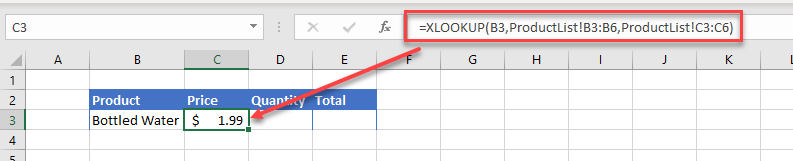 vlookup xlookup formula