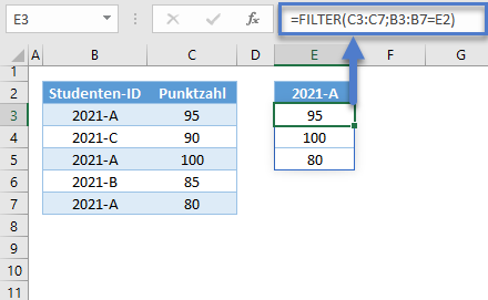 Alternativen sverweis filter funktion