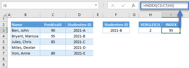 Alternativen sverweis index funktion