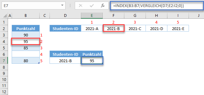 Alternativen sverweis index vergleich horizontales suche array