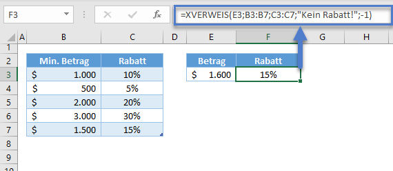 Alternativen sverweis xverweis vergleichsmodus optionen