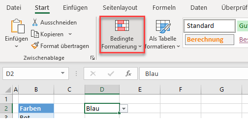 Dropdown BF menü