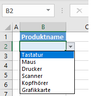 Dropdown Liste aktualisieren 1