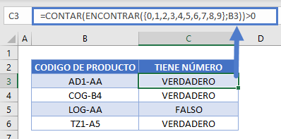 Encontrar si contiene algún número