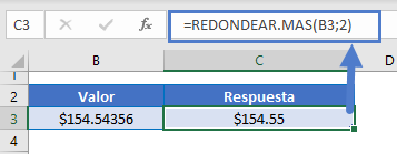 Función redondear mas centavos