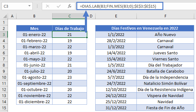 Excel Calcular Dias Laborables Entre Dos Fechas Best Games Walkthrough